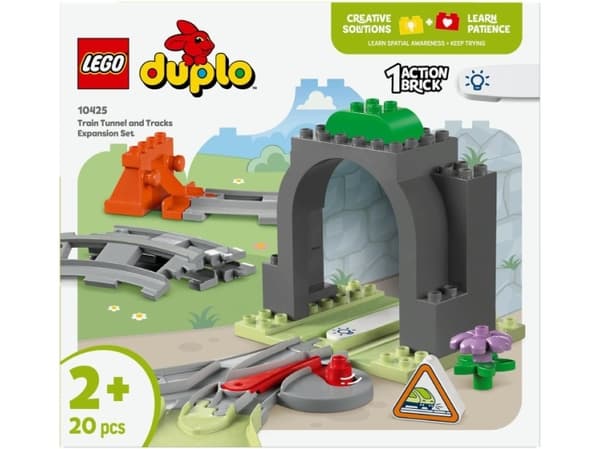 LEGO(R) DUPLO 10425 (3 st) Tunnel och järnvägsspår