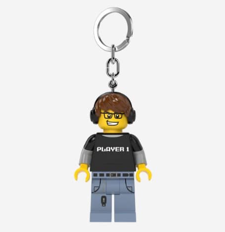 LEGO Nyckelring med lampa Videospel kille 4006036-KE217H
