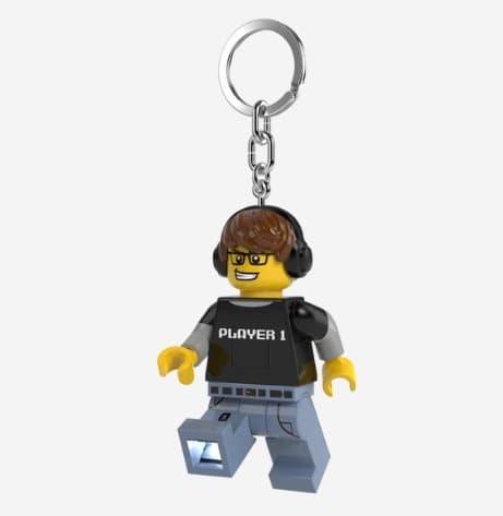 LEGO Nyckelring med lampa Videospel kille 4006036-KE217H