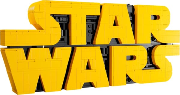 LEGO Star Wars Brick built Star Wars Logo 75407