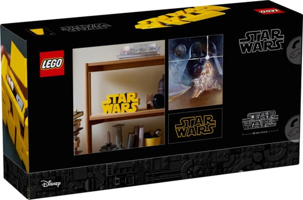LEGO Star Wars Brick built Star Wars Logo 75407