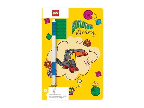 LEGO STATIONERY notebook BUILDING DREAMS w/gel pen