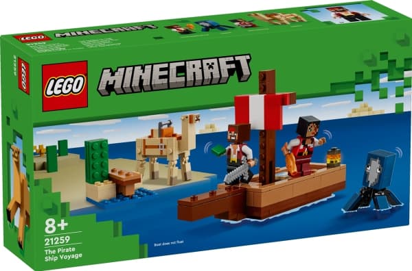 LEGO Minecraft 21259 Piratskeppsresan