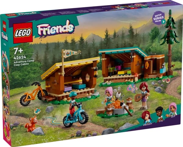 LEGO Friends 42624 Koselige hytter på ferieleir
