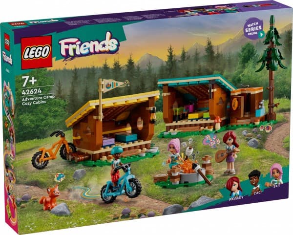 LEGO Friends 42624 Koselige hytter på ferieleir