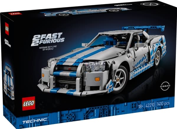 LEGO Technic 42210 2 Fast 2 Furious Nissan Skyline GT-R (R34)-bil