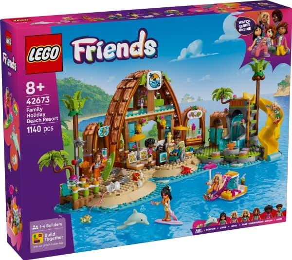 LEGO Friends 42673 Koko perheen lomakohde meren rannalla