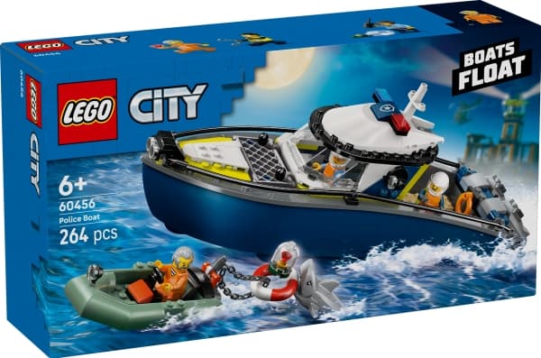 LEGO City 60456 Polisens båtjakt