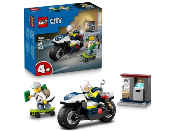 LEGO City 60455 Polisens motorcykeljakt