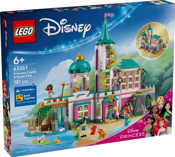 LEGO Disney 43267 Prinsesseslott med kjæledyr