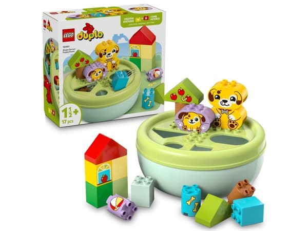 LEGO DUPLO My First 10441 Opetellaan muotoja: Koiranpentujen talo