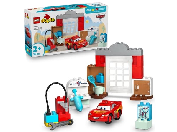 LEGO DUPLO Disney TM 10456 McQueenin vierailu Docin tallilla