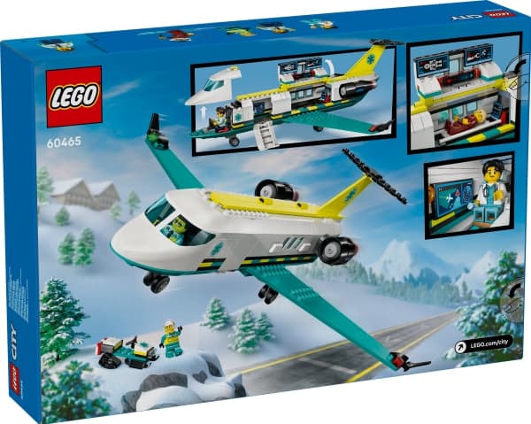 LEGO City 60465 Pelastuslaitoksen ambulanssilentokone