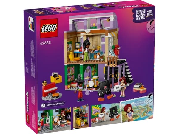 LEGO Friends 42653 Musikkbutikk og leilighet