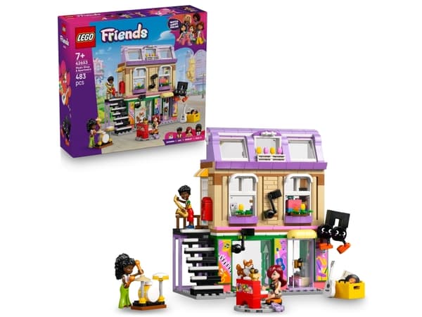 LEGO Friends 42653 Musikkbutikk og leilighet
