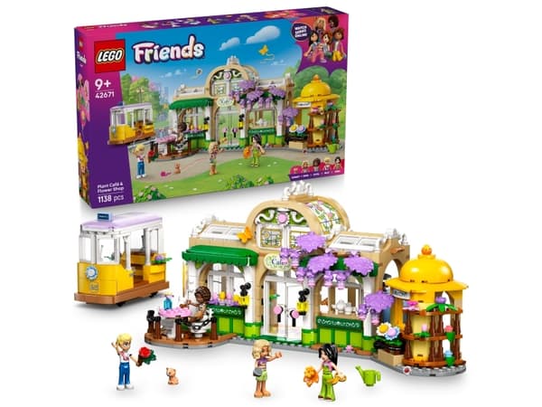 LEGO Friends 42671 Kafé med blomsterbutikk
