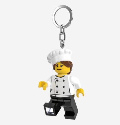 LEGO Nyckelring med lampa Gourmetkock 4006036-KE218H