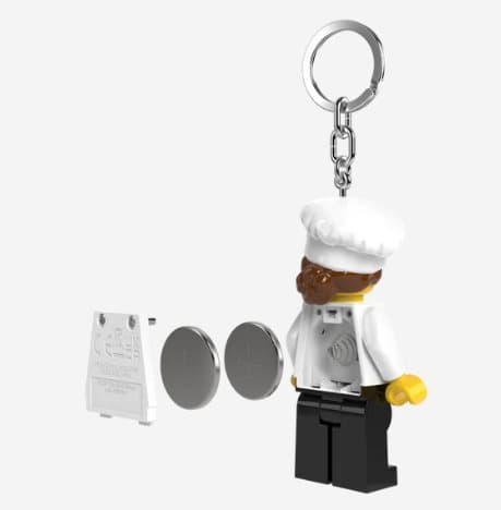 LEGO Nyckelring med lampa Gourmetkock 4006036-KE218H
