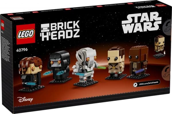 LEGO BrickHeadZ Revenge of the Sith Heroes and Villains 40796