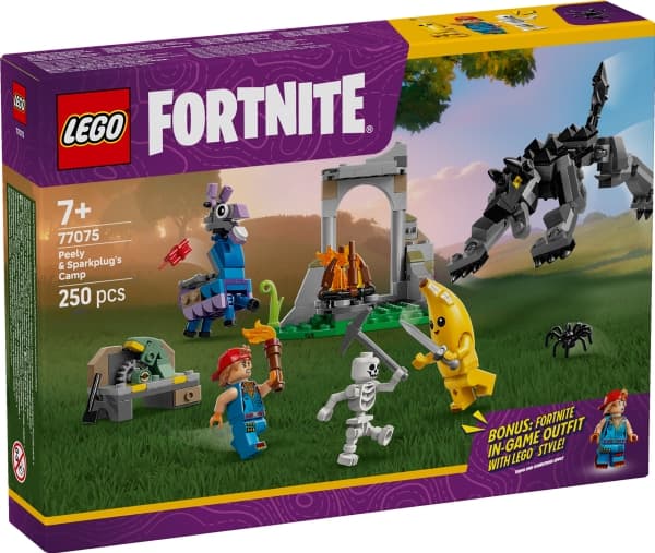 LEGO Fortnite 77075 Peely & Sparkplug's Camp