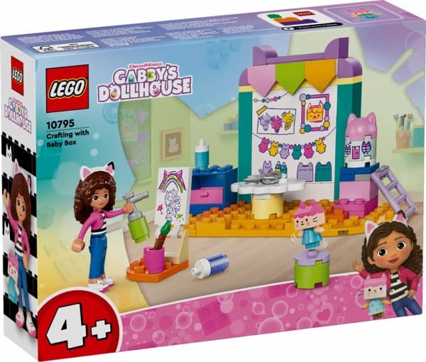 LEGO Gabby's Dollhouse 10795 Lag ting med Baby Boks