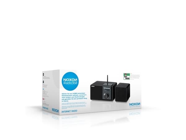 NOXON iRadio 360, Internet, Digitaalinen, AAC, AAC+, MP3, WMA, 2-vejs, 10 cm, 10,100 Mbit/s, 10,100 Mbit/s