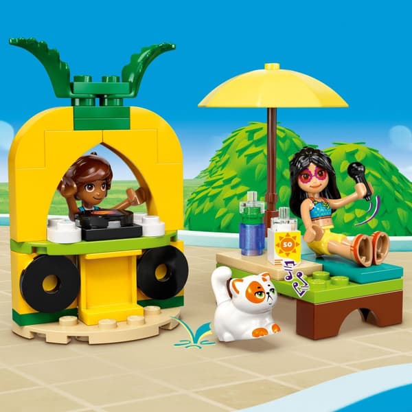 LEGO® Friends Poolparty med enhörning och flamingo 42658