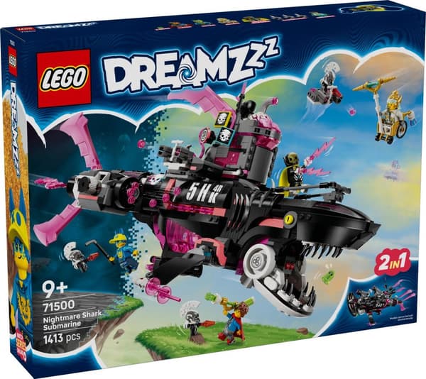 LEGO® DREAMZzz™ Mardrömmarnas haj-ubåt 71500