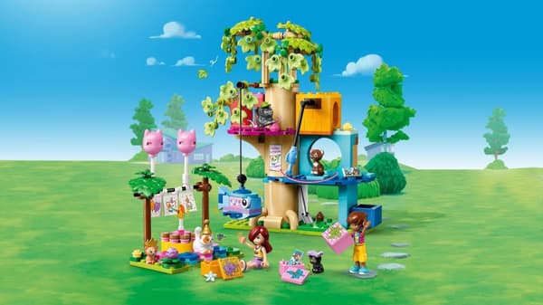 LEGO® Friends Kattkalas & trädkoja 42666
