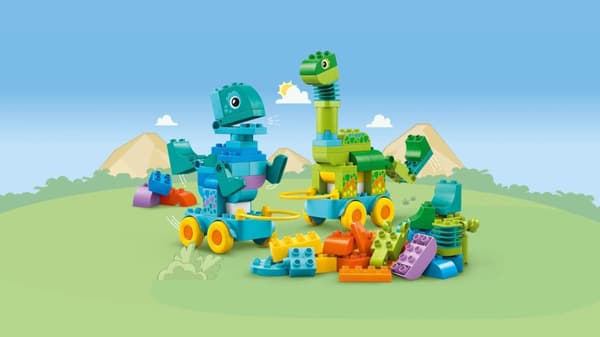 LEGO® DUPLO 3-i-1 Dinosaurier på hjul 10451
