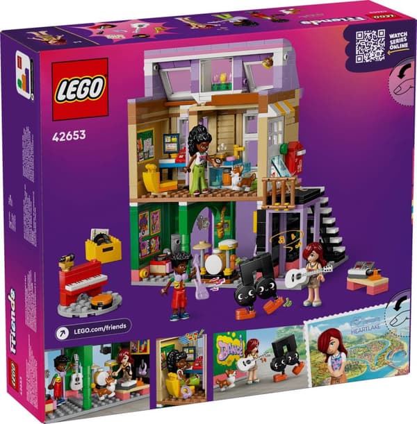 LEGO® Friends Musikaffär & lägenhet 42653