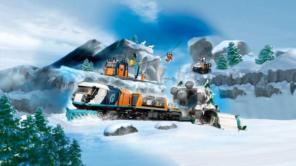 LEGO® City Polarutforskarnas arktiska expresståg 60470
