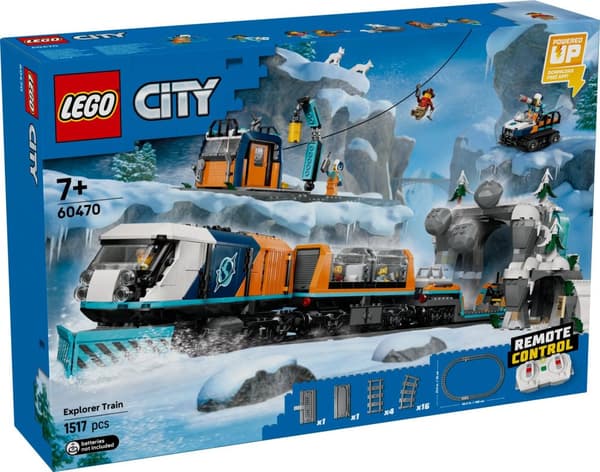 LEGO® City Polarutforskarnas arktiska expresståg 60470