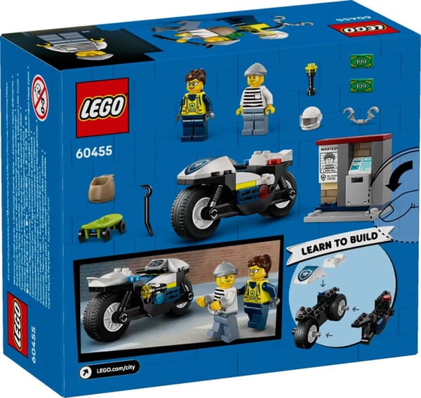 LEGO® City Polisens motorcykeljakt 60455