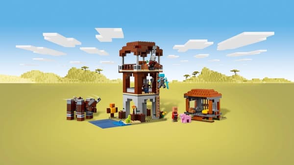 LEGO® Minecraft Plundrarvakttorn och vildtjur 21278