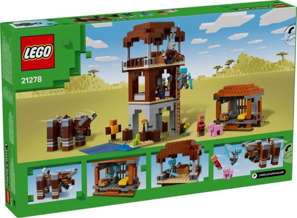 LEGO® Minecraft Plundrarvakttorn och vildtjur 21278