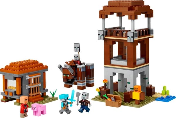 LEGO® Minecraft Plundrarvakttorn och vildtjur 21278