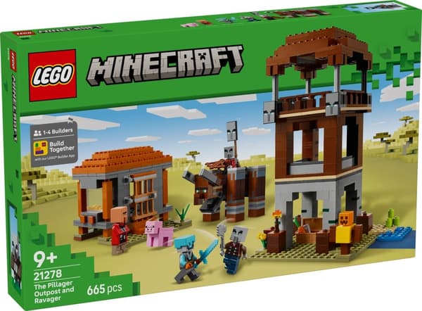 LEGO® Minecraft Plundrarvakttorn och vildtjur 21278