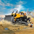 Miniatyrbild 5 av 8: LEGO® City Gul bulldozer 60466