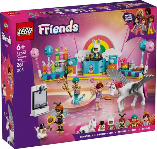 LEGO® Friends Maskeradfest med enhörning och älva 42661