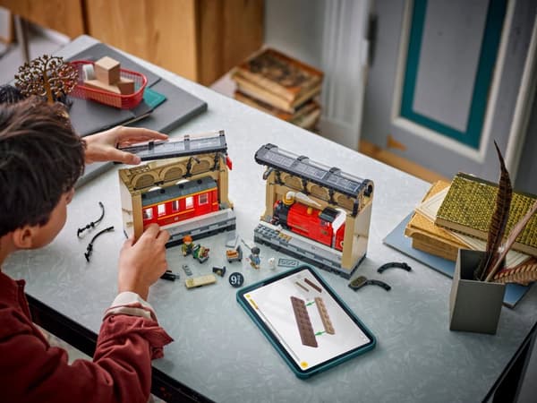 LEGO® Harry Potter™ Bokstöd: Hogwartsexpressen 76450
