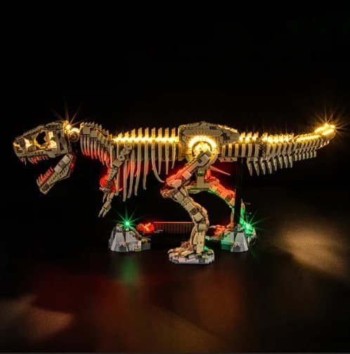 Belysning till Jurassic World Dinosauriefossiler Tyrannosaurus rex 76968 LGK736