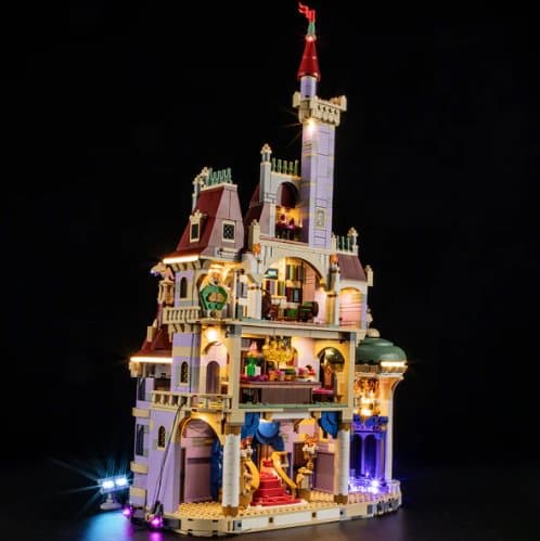 Belysning till Disney Skönheten och odjuret slottet 43263 LGK739