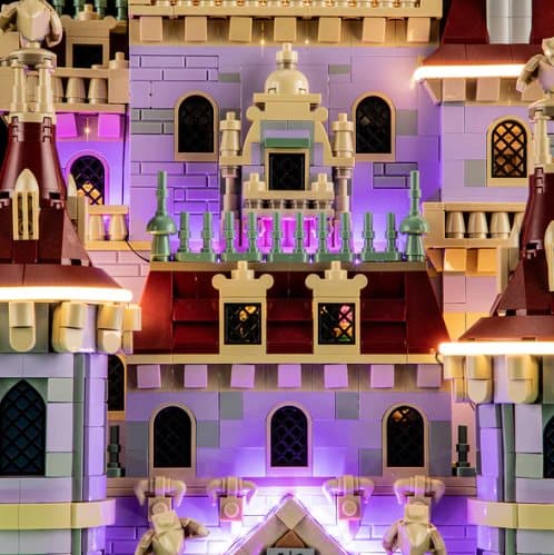 Belysning till Disney Skönheten och odjuret slottet 43263 LGK739