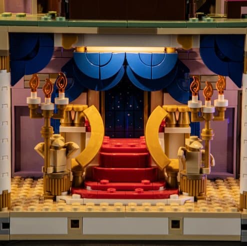 Belysning till Disney Skönheten och odjuret slottet 43263 LGK739
