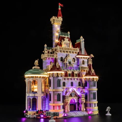 Belysning till Disney Skönheten och odjuret slottet 43263 LGK739
