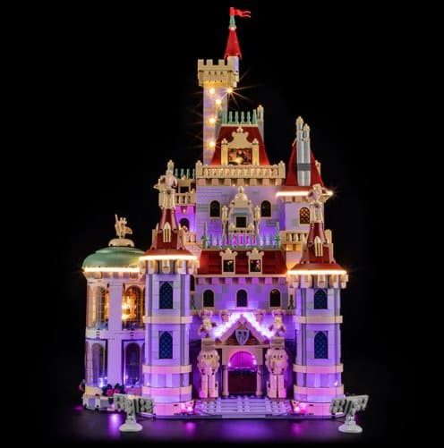 Belysning till Disney Skönheten och odjuret slottet 43263 LGK739
