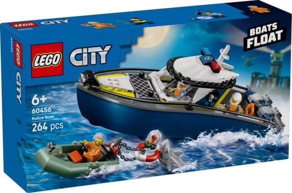 LEGO City Polisens båtjakt 60456