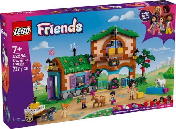 LEGO Friends Ponnygård och stall 42654