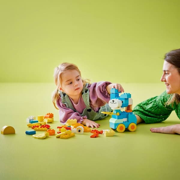 LEGO DUPLO 3 i 1 Djur på hjul 10448